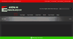 Desktop Screenshot of erdemdekorasyon.com